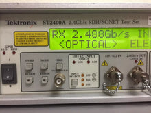 Load image into Gallery viewer, Tektronix ST2400A 2.4Gbps SDH/SONET High-Speed Test Set Receiver - ZYYKZ Test Equipment