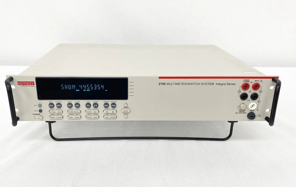 Keithley 2750 6.5-Digit Digital Multimeter and Switch System - ZYYKZ Test Equipment