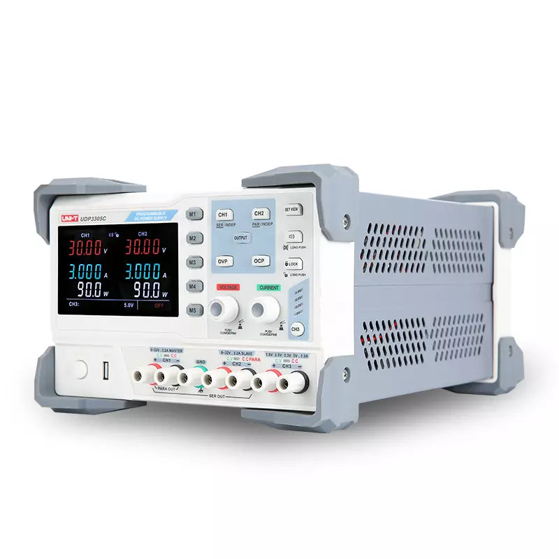 UNI-T UDP3305C Advanced Programmable Linear DC Power Supply - 3 Channels, 30V/5A, 315W