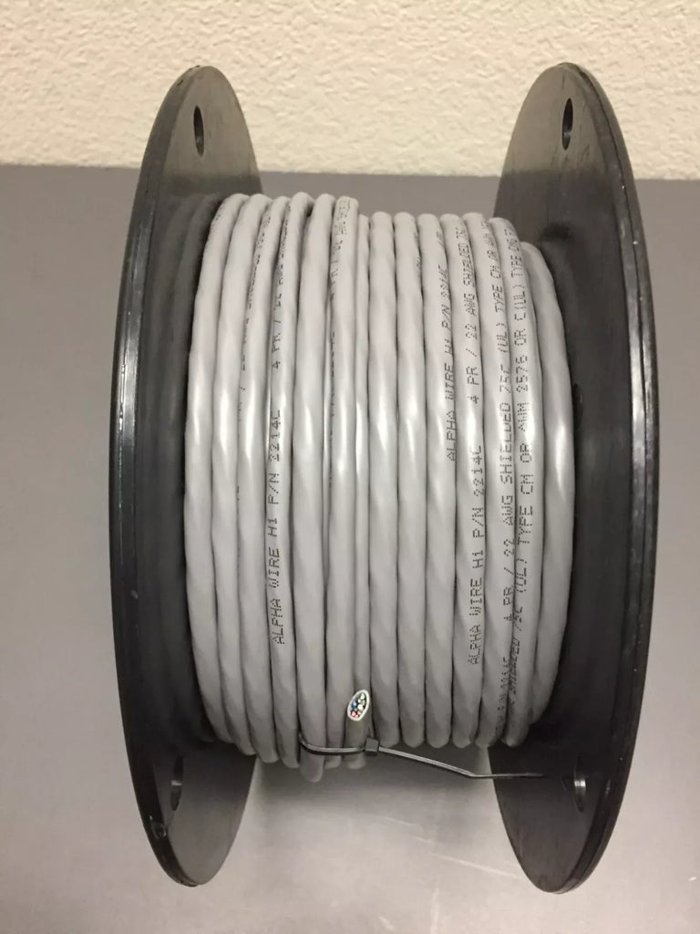 Alpha 2214C 22 AWG 4-Pair Communication & Control Cable - ZYYKZ Test Equipment