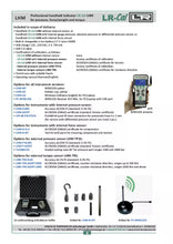 Load image into Gallery viewer, LR-Cal LHM VA Pressure &amp; Torque Meter with Pressure/Vacuum Sensor ±0.05%