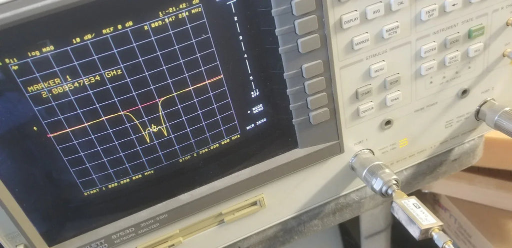 K&L Microwave 2 GHz Notch Filter - High Rejection RF Filter - ZYYKZ Test Equipment