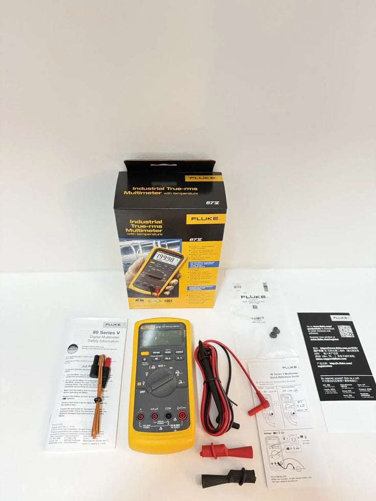 Fluke 87-V Industrial True RMS Digital Multimeter - 2024 Model - ZYYKZ Test Equipment