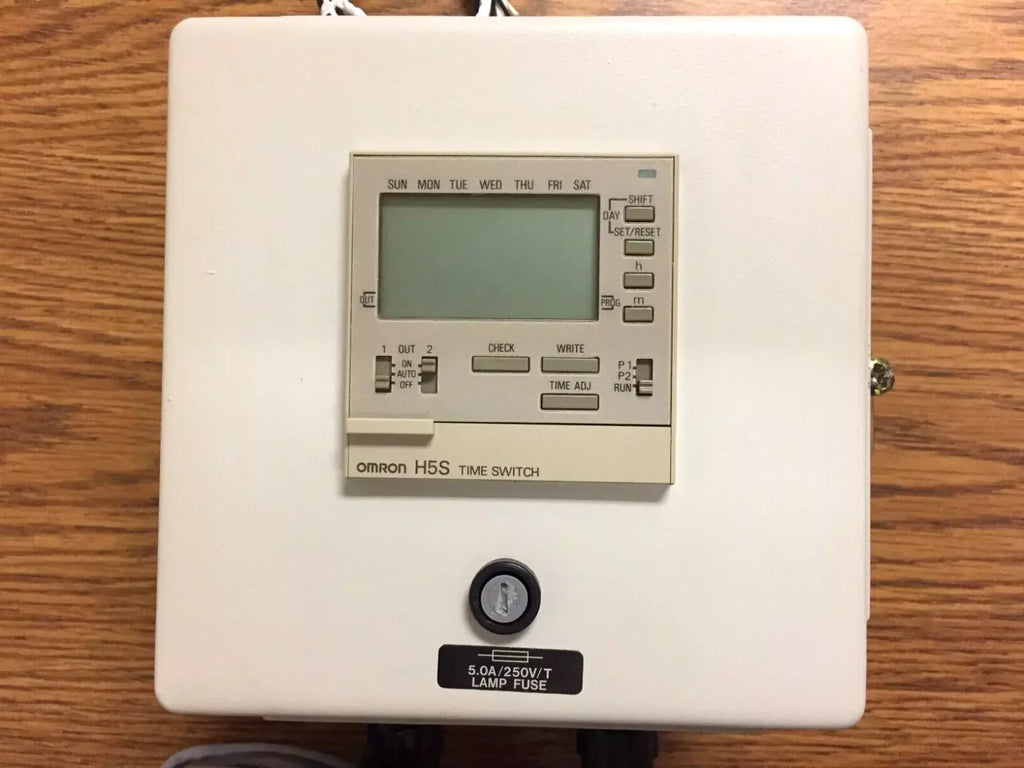 Omron H5S-B Digital Time Switch Timer with 6.5” x 6.5” x 4.5” Enclosure - ZYYKZ Test Equipment