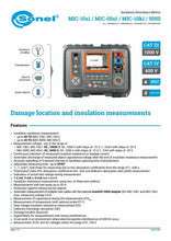 Load image into Gallery viewer, Sonel MIC-10k1 10kV Insulation Tester - 40 TΩ MegOhmMeter for Insulation Resistance Testing