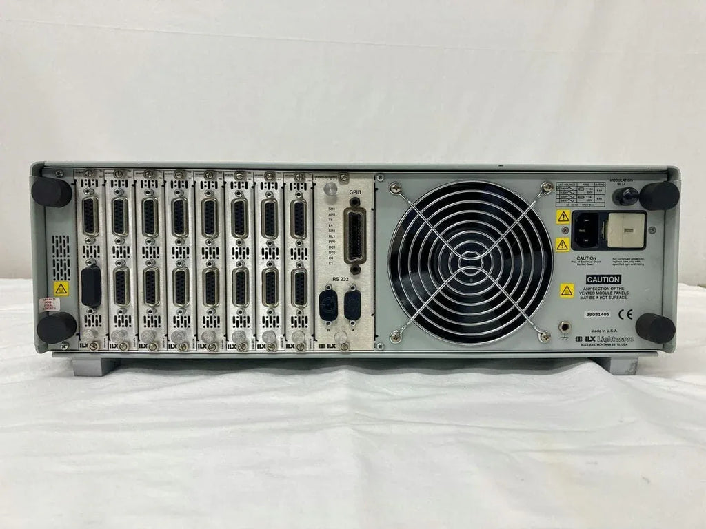 ILX Lightwave LDC-3908 Precision Laser Diode Controller Mainframe - ZYYKZ Test Equipment