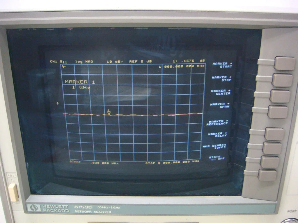 HP 8753D 3GHz S-Parameter Test Set for Network Analysis - ZYYKZ Test Equipment
