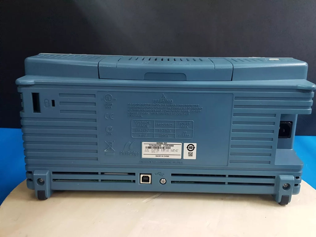 Tektronix TDS2022B 200MHz Two-Channel Digital Oscilloscope - ZYYKZ Test Equipment