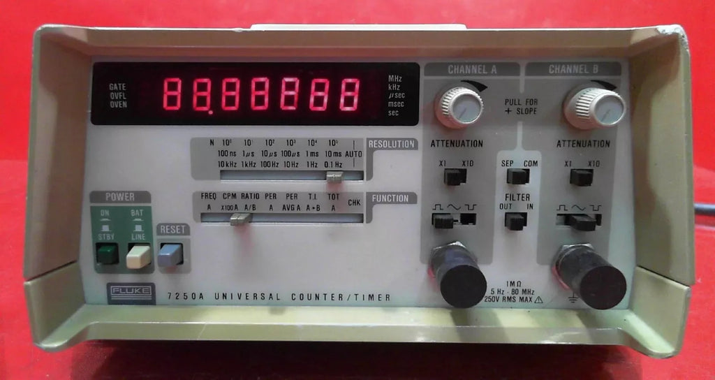 Fluke 7250A Universal Counter Timer High-Precision Frequency Measurement - ZYYKZ Test Equipment