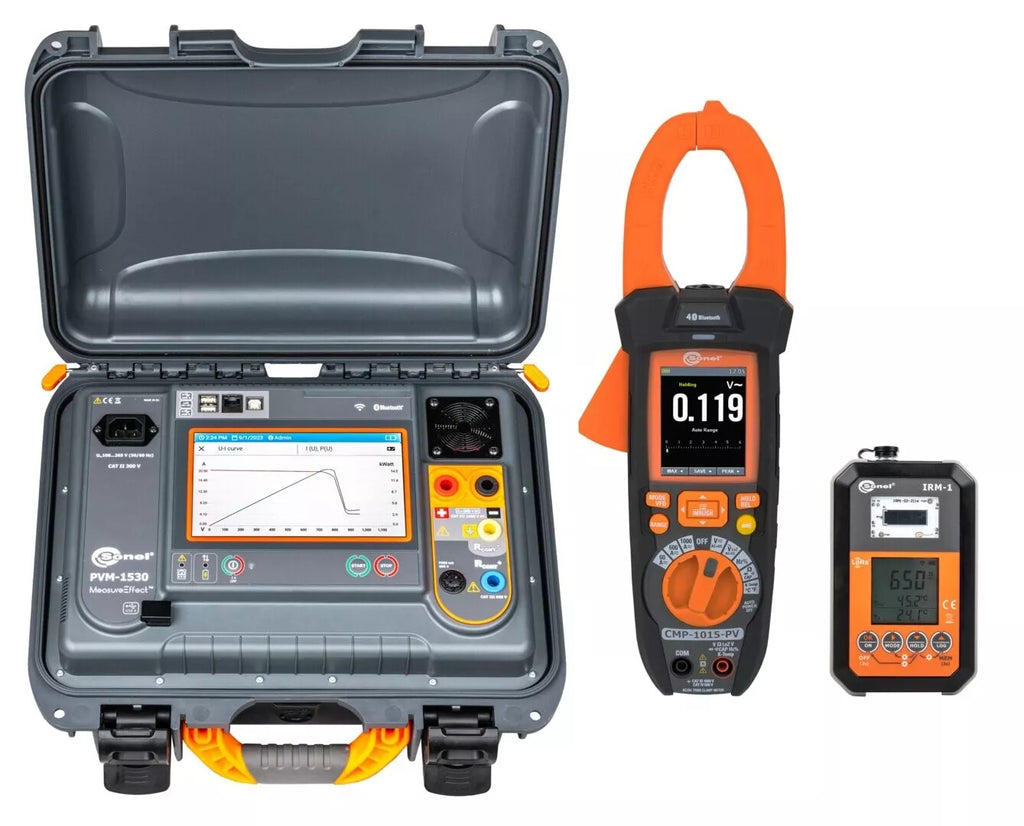 Sonel PVM-1530 PRO Photovoltaic Tester - 1500V 40A for Solar Installations