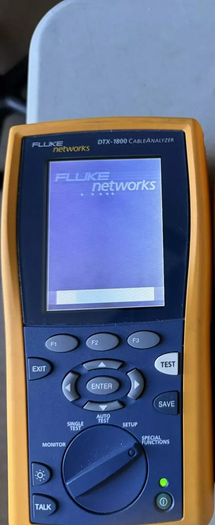 Fluke Networks DTX-1800 CableAnalyzer with SFM2, MFM2 & PLA002 Modules - ZYYKZ Test Equipment