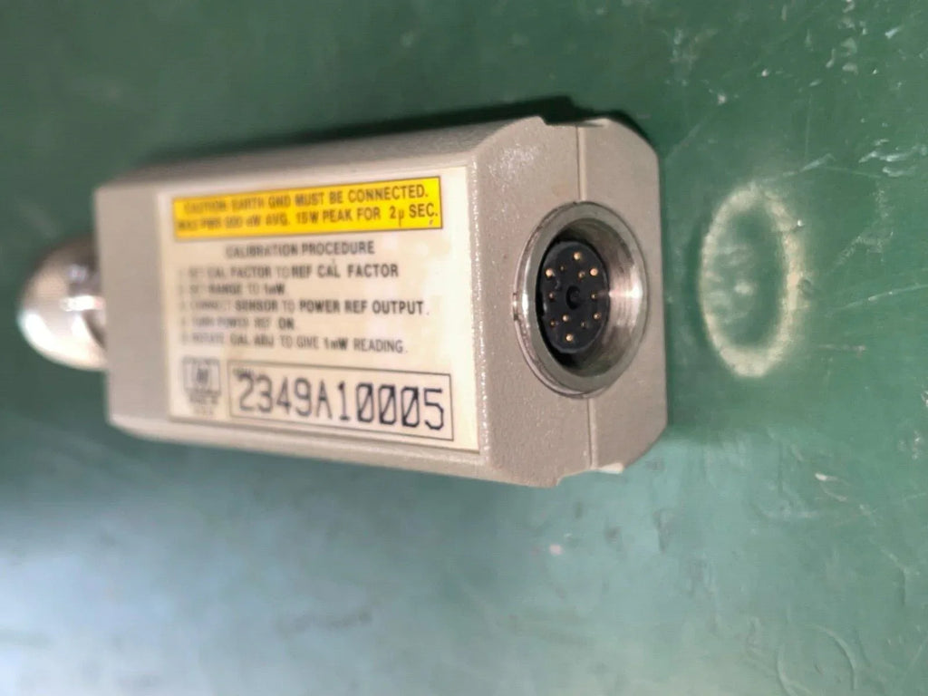 HP Agilent 8482A RF Power Sensor - 100kHz to 4.2GHz, -30 to +20dBm - ZYYKZ Test Equipment