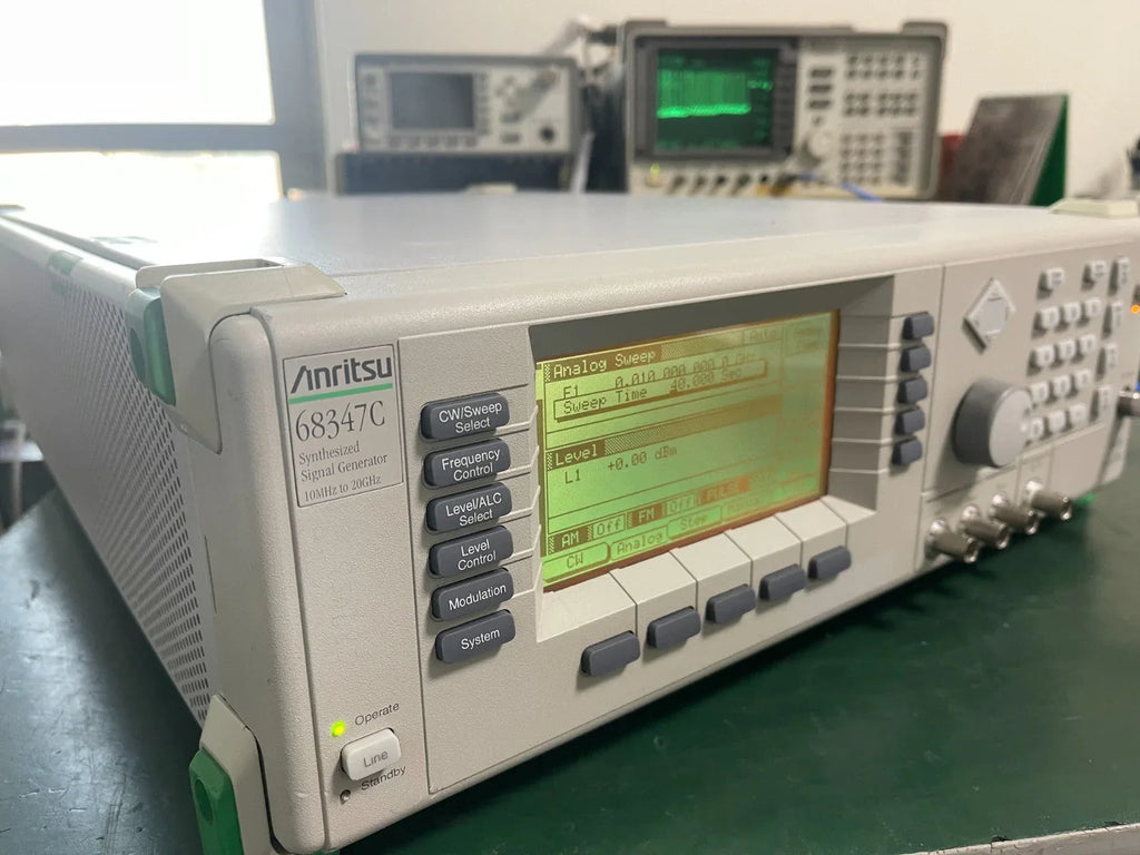 Anritsu 68347C Synthesized Signal Generator, 10MHz - 20GHz, 1, 2F, 11, 99_1704 - ZYYKZ Test Equipment