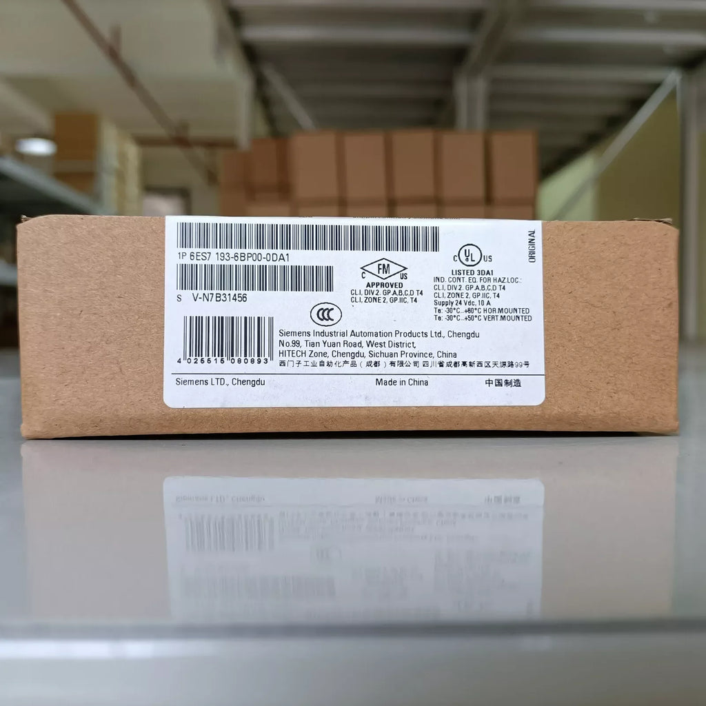 SIEMENS 6ES7 193-6BP00-0DA1 PLC Expansion Module - New - ZYYKZ Test Equipment