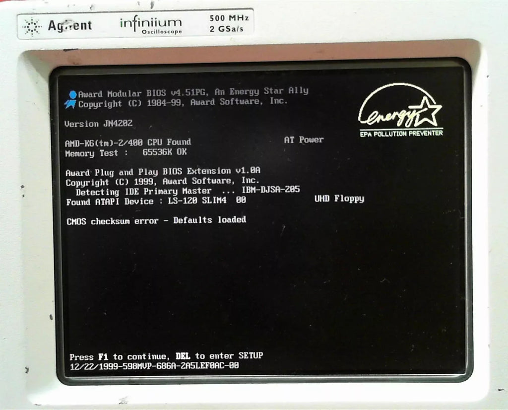 Agilent 54825N Infiniium Oscilloscope 500 MHz 2 GSa/s - ZYYKZ Test Equipment