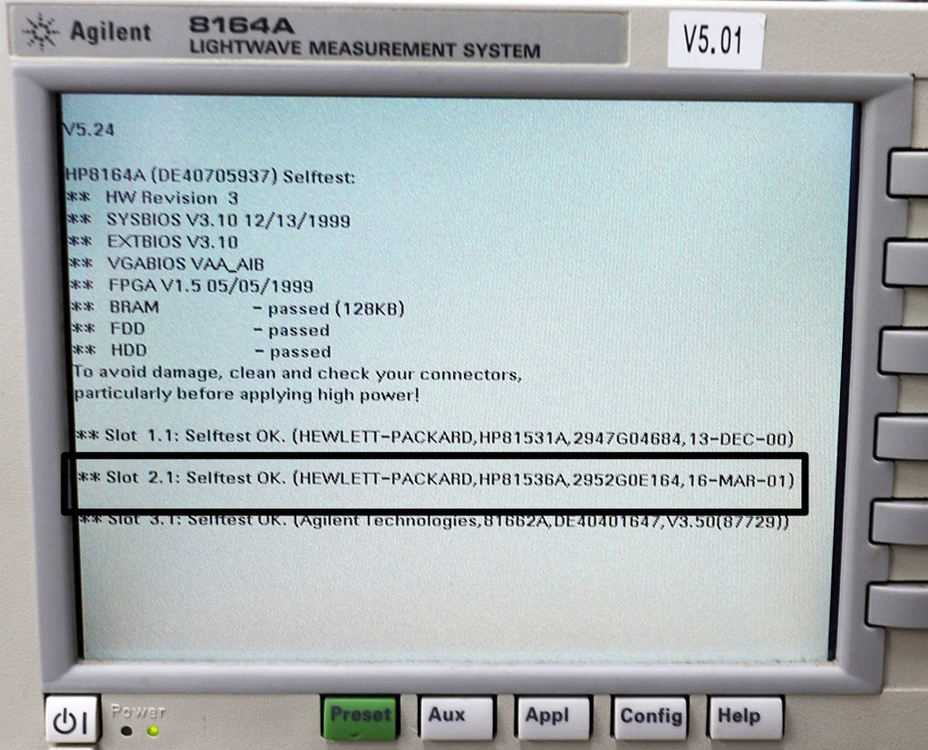 HP Optical Power Sensor Module - High Precision Optical Measurement - ZYYKZ Test Equipment