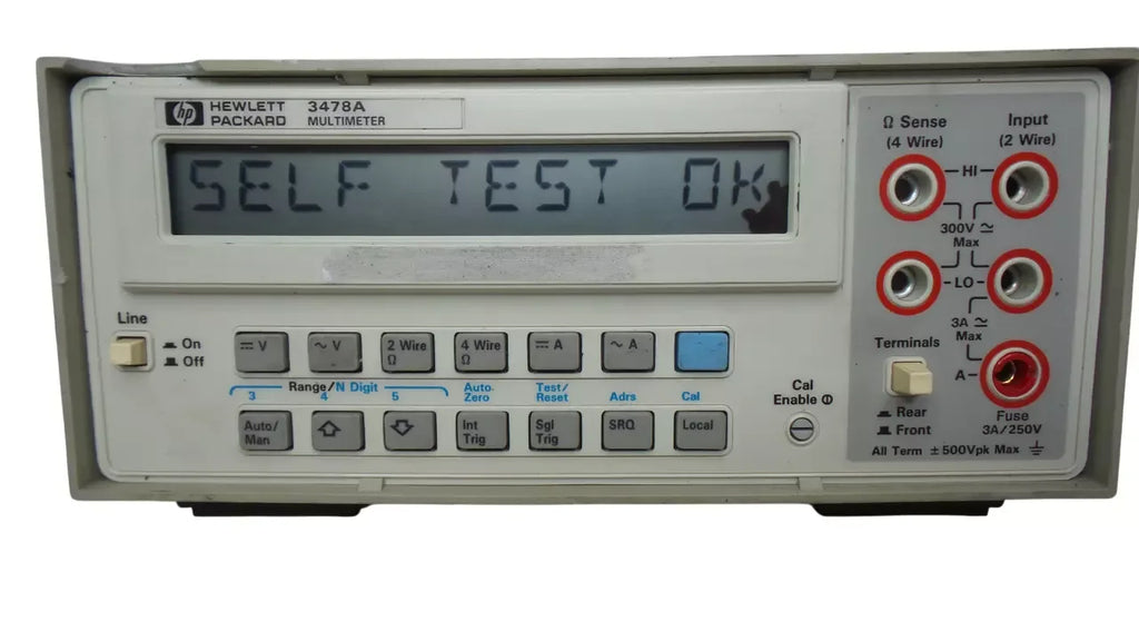 HP 3478A High-Accuracy 6.5-Digit Digital Multimeter - ZYYKZ Test Equipment