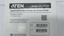 Load image into Gallery viewer, ATEN DisplayPort USB KVM Adapter with Integrated Smart Card Reader - ZYYKZ Test Equipment