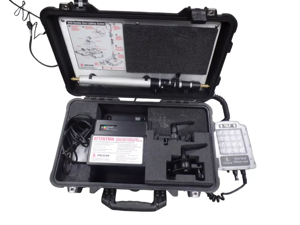 Pelican 9450 RALS Portable Area Lighting System with Rechargeable Battery - ZYYKZ Test Equipment