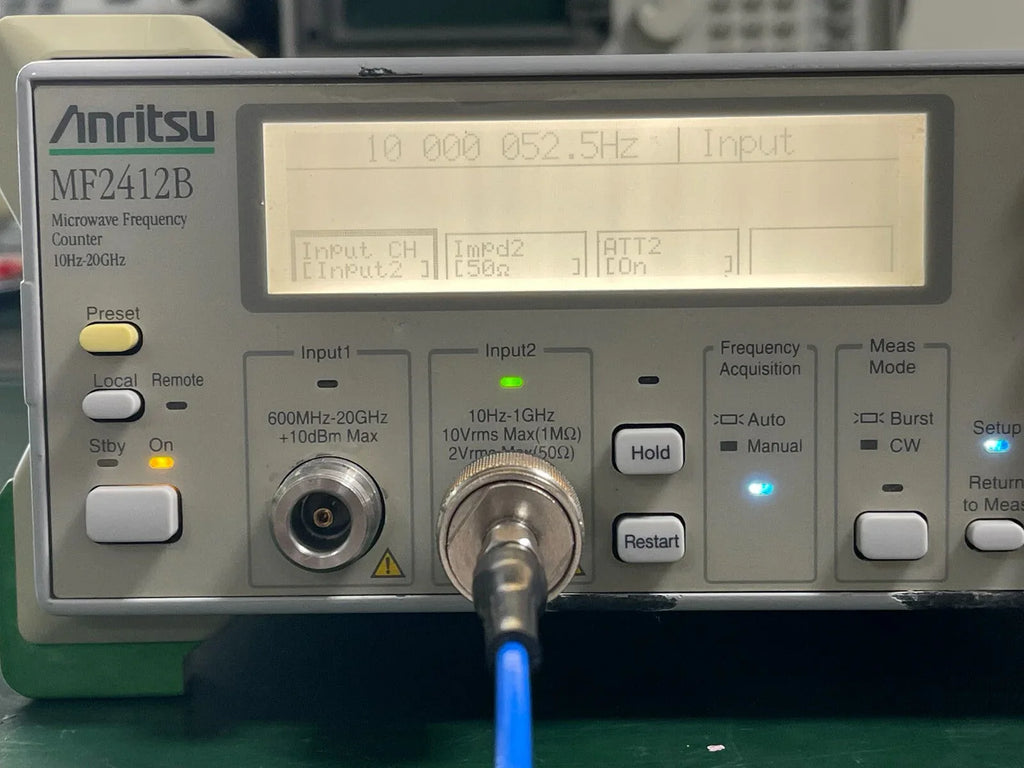 Anritsu MF2412B Microwave Frequency Counter 10 Hz - 20 GHz - ZYYKZ Test Equipment