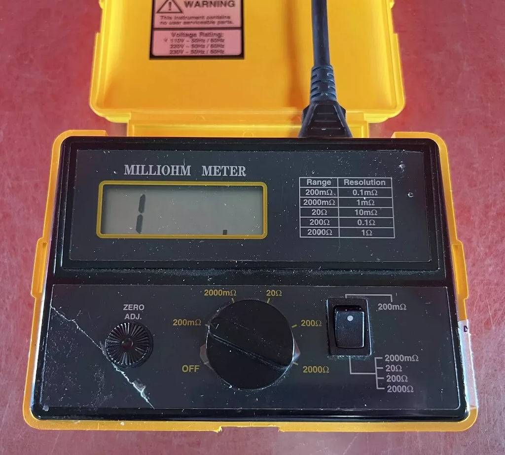 EXTECH 380460 Milliohm Meter 200 mΩ Range - ZYYKZ Test Equipment