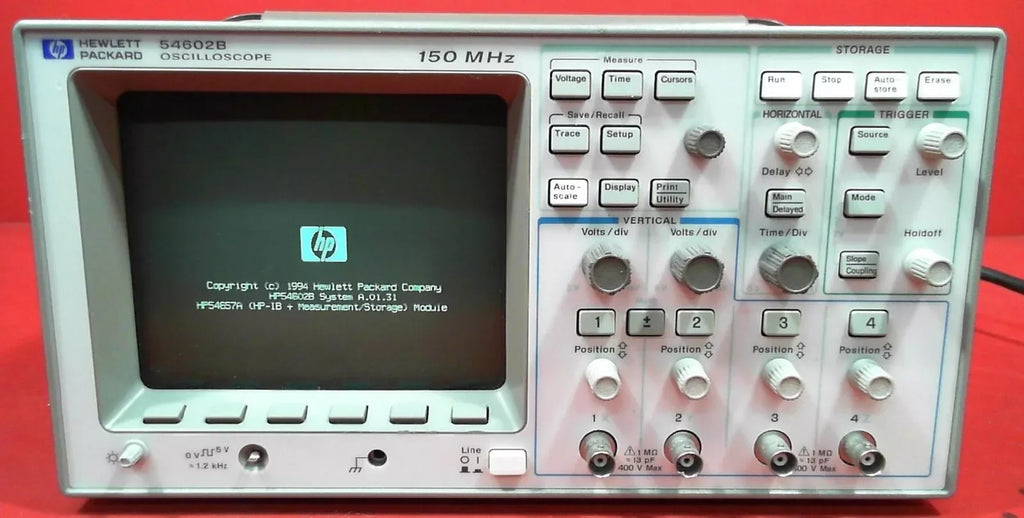 Agilent 54602B 2-Channel 150 MHz Oscilloscope - ZYYKZ Test Equipment