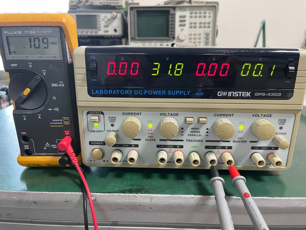 GW Instek GPS-4303 4-Channel Laboratory DC Power Supply, 30V 3A - ZYYKZ Test Equipment