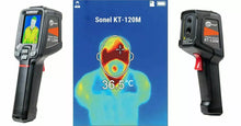 Load image into Gallery viewer, Sonel KT-120M Thermal Imaging Camera with Alarm - 0.5°C Accuracy, 120x90 Resolution