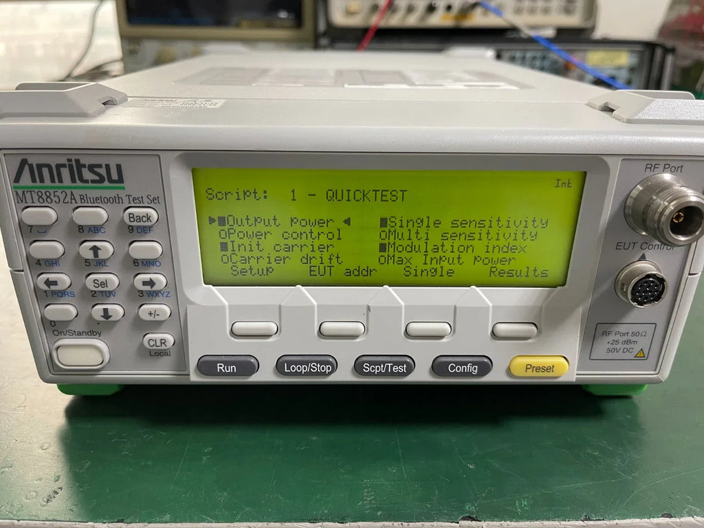 Anritsu MT8852A Bluetooth Test Set for Wireless Device Testing - ZYYKZ Test Equipment