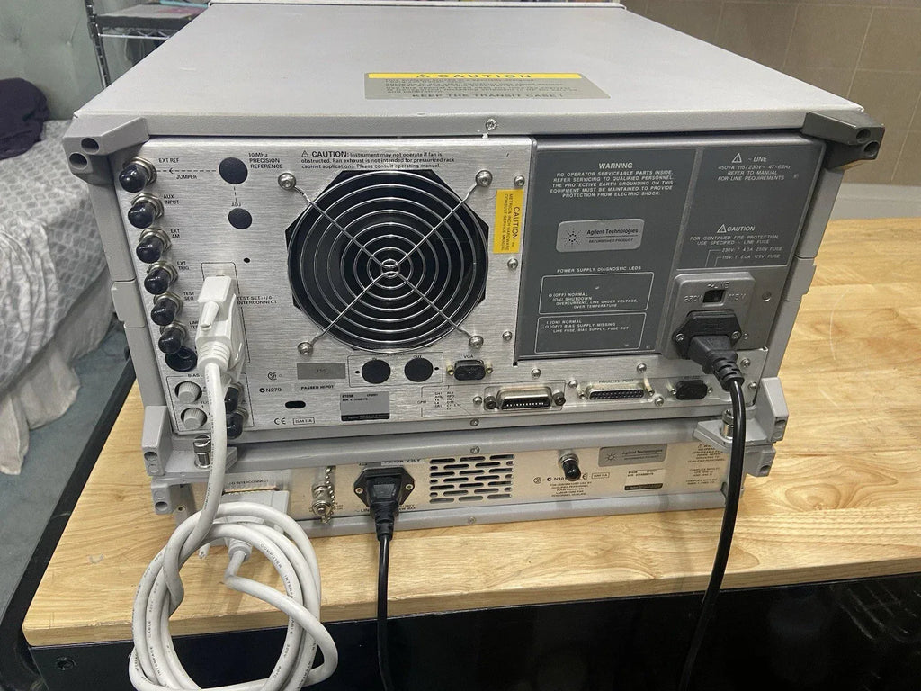 Agilent 8703B / 8720ES Lightwave Component Network Analyzer 50MHz-20GHz OPT:155 - ZYYKZ Test Equipment