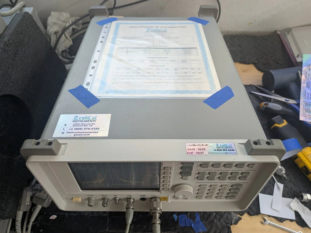HP Agilent 8563EC Spectrum Analyzer 26.9 GHz with Options 6 & 7, New LCD, Calibrated - ZYYKZ Test Equipment