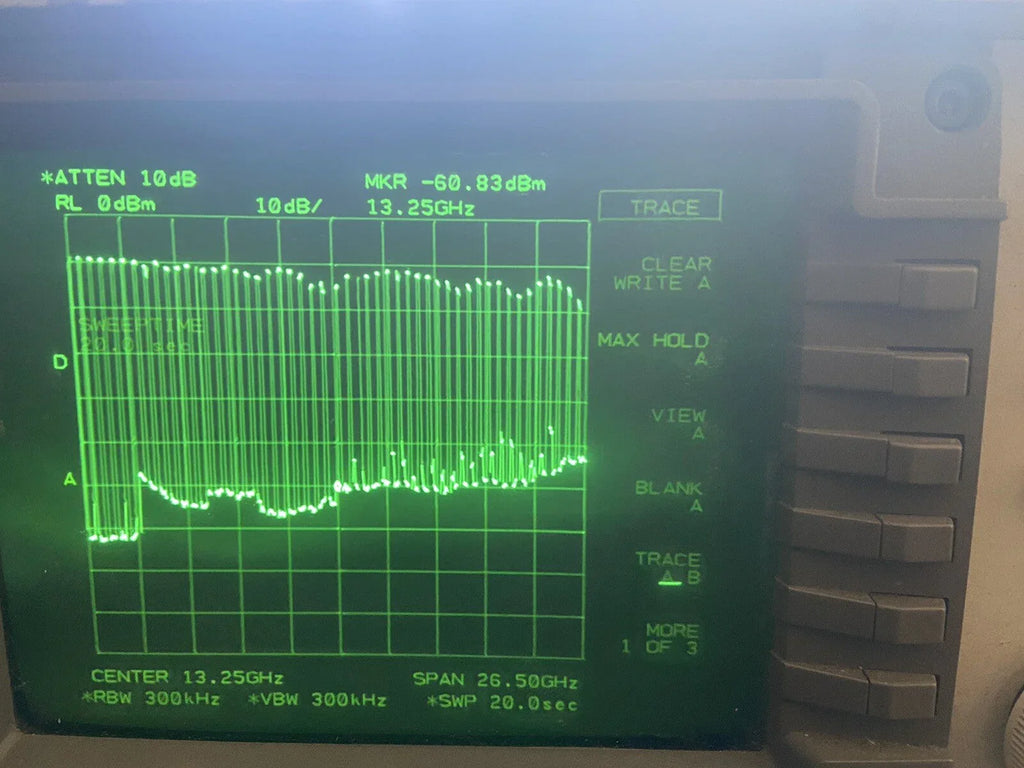 HP Agilent 8563E Spectrum Analyzer 10 Hz to 26.9/50 GHz with Mixers & Calibration Data - ZYYKZ Test Equipment