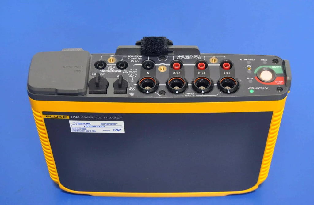 Fluke 1748 3-Phase Power Quality Logger with 1500A Probes - NIST Calibrated