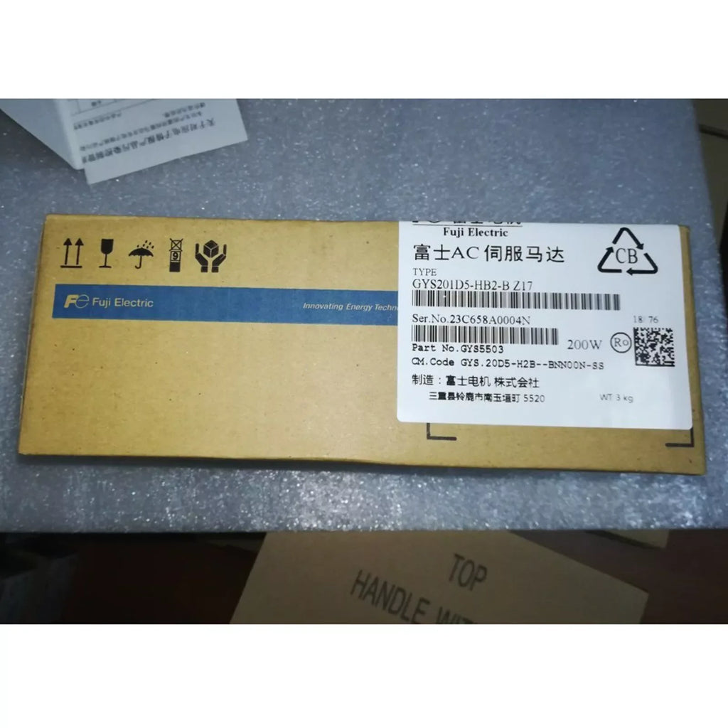 FUJI GYS201D5-HB2-Z17 High-Performance Servo Motor - ZYYKZ Test Equipment