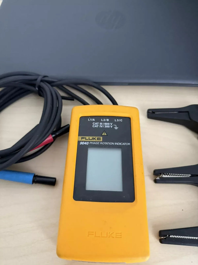 Fluke 9040 Digital Phase Rotation Indicator Meter with Accurate Phase Detection - ZYYKZ Test Equipment