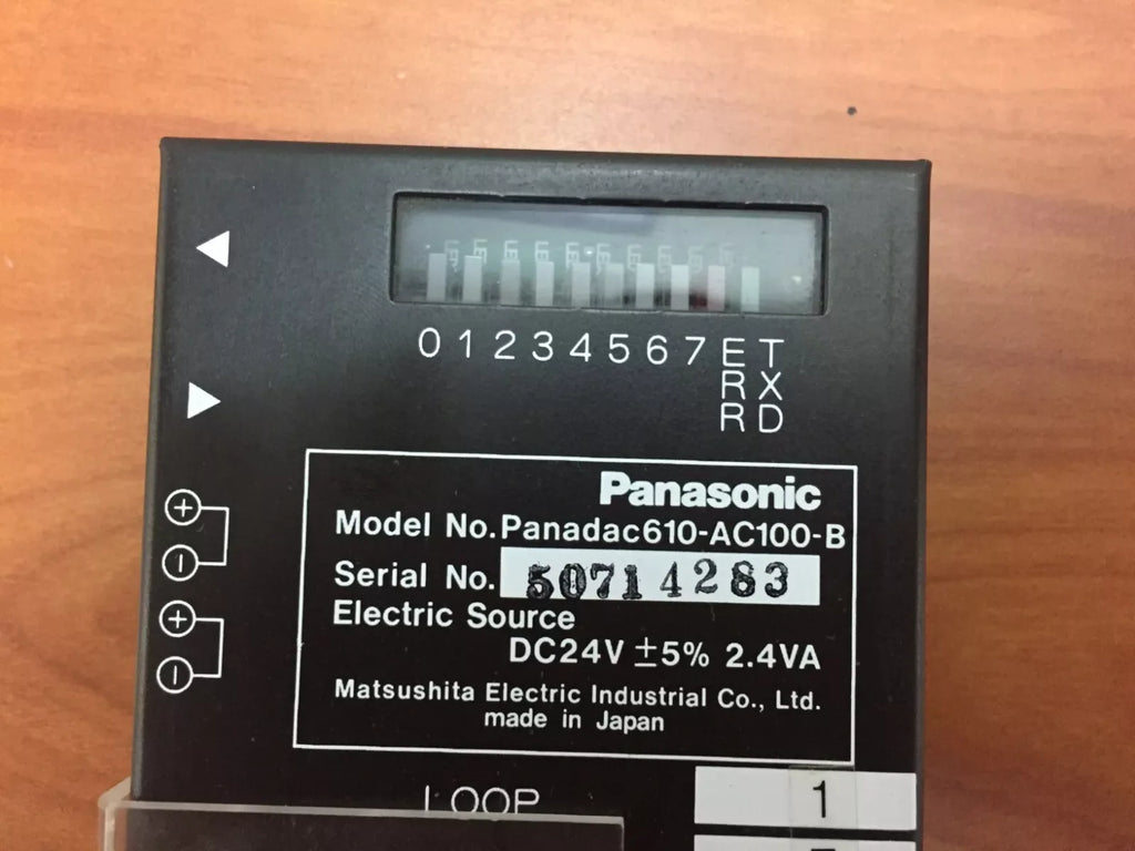 Panasonic Panadac-610-AC100-B AC 100V to 24V DC 2.4VA Power Supply - ZYYKZ Test Equipment
