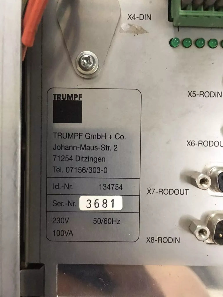 TRUMPF ID.134754 SW V2.8 Laser System with 90 Days Warranty