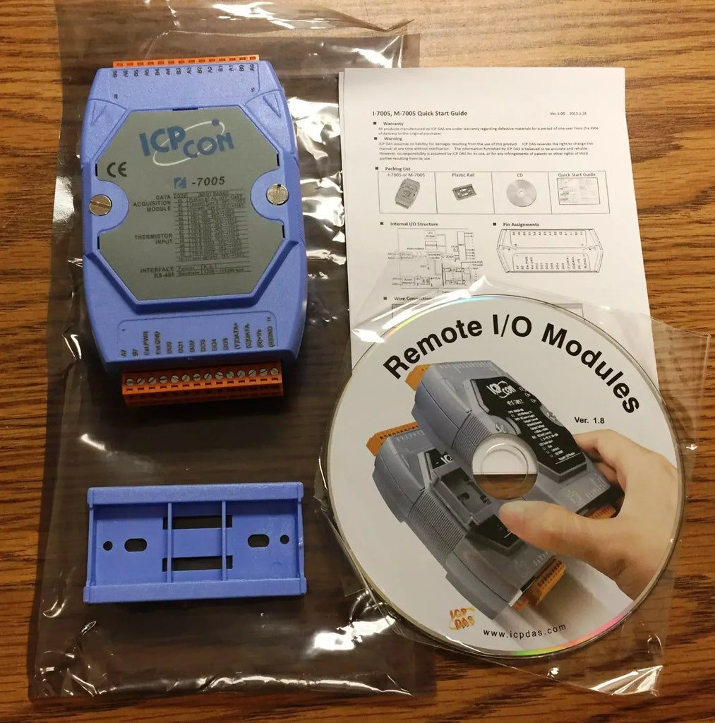ICP I-7005 8-Channel Thermistor Input & 6-Channel Alarm Output Module - ZYYKZ Test Equipment