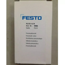 Festo VL/O-3-1/4 9984 Precision Air Control Valve - ZYYKZ Test Equipment