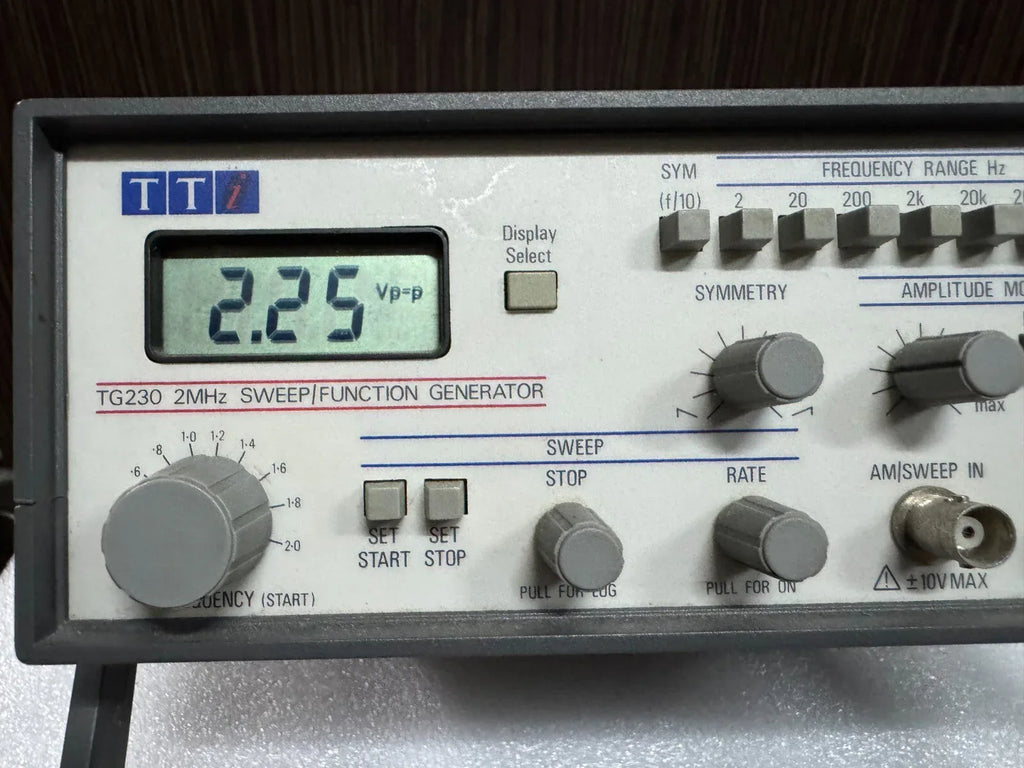 TTI TG230 Sweep Function Generator with Variable Frequency Range - ZYYKZ Test Equipment