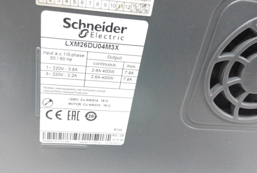 Schneider Electric LXM26DU04M3X Servo Drive Module - ZYYKZ Test Equipment