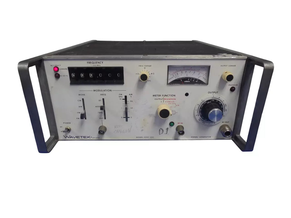 Wavetek 3000-200 Precision RF Signal Generator - ZYYKZ Test Equipment