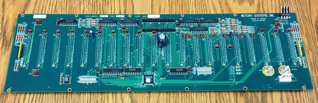 Netcom Systems 410-0004-021 Rev. D4 High-Performance Backplane Board - ZYYKZ Test Equipment