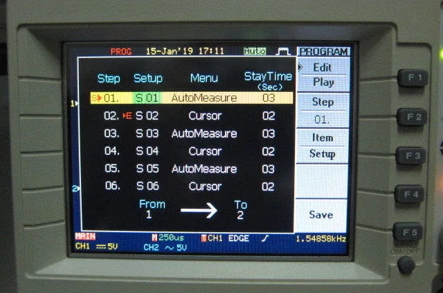 GDS-2102 100MHz Digital Storage Oscilloscope with 2 Channels - ZYYKZ Test Equipment