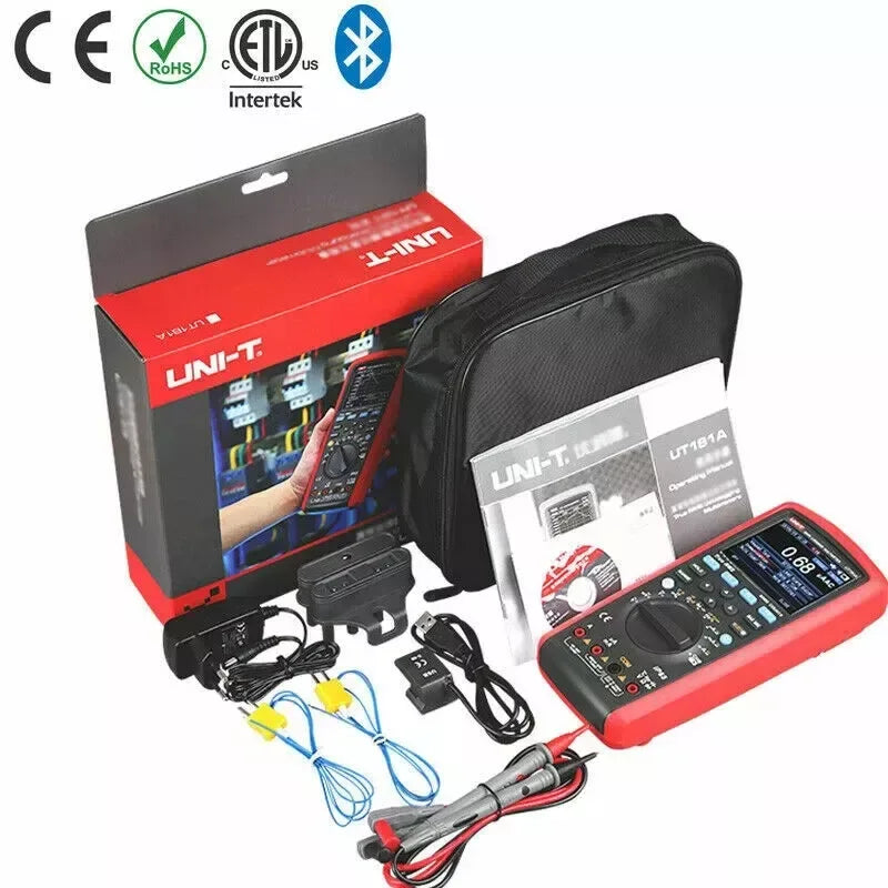 UNI-T UT181A True RMS Digital Multimeter with Datalogging & Auto Range, 60000 Counts - ZYYKZ Test Equipment