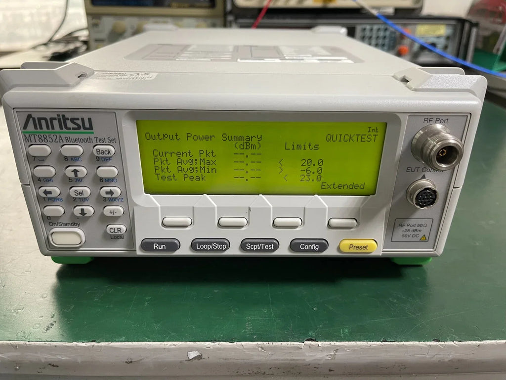 Anritsu MT8852A Bluetooth Test Set for Wireless Device Testing - ZYYKZ Test Equipment