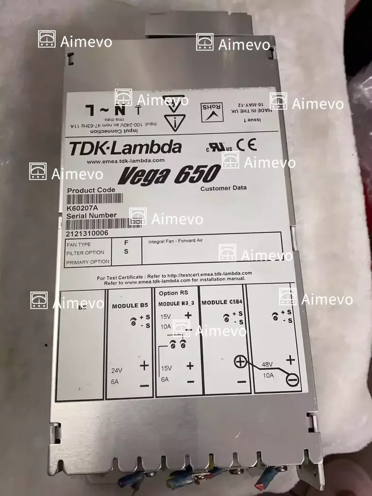 TDK-Lambda Vega650 Programmable DC Power Supply 650W - ZYYKZ Test Equipment