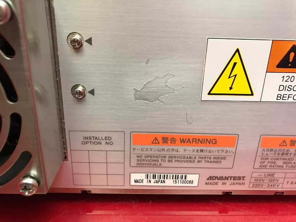 Advantest R3182 Spectrum Analyzer 9 kHz to 40 GHz - ZYYKZ Test Equipment