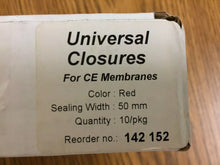 Load image into Gallery viewer, Spectrum Labs 142152 Red Universal Closure, Cellulose Ester, 50mm, Pack of 10 - ZYYKZ Test Equipment