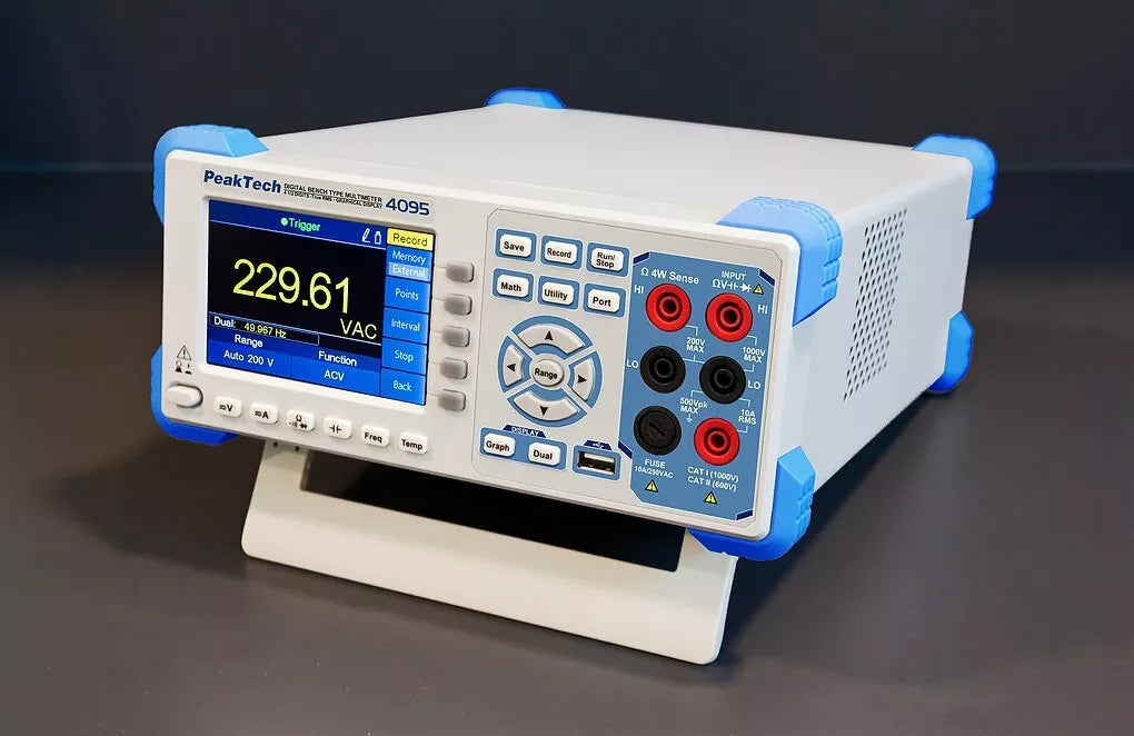 Peaktech P4095 4.5 Digit Graphical Bench Multimeter with TFT Display